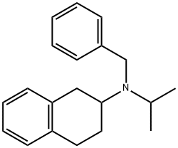 1,2,3,4-Tetrahydro-N-(1-methylethyl)-N-(phenylmethyl)-2-naphthalenamine Struktur