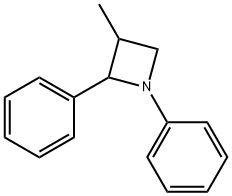 3-Methyl-1,2-diphenylazetidine Struktur