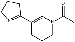 1-Acetyl-5-(3,4-dihydro-2H-pyrrol-5-yl)-1,2,3,4-tetrahydropyridine Struktur