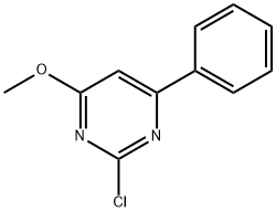 2-CHLORO-4-METHOXY-6-PHENYL-PYRIMIDINE Struktur