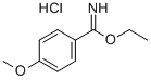 ETHYL 4-METHOXYBENZIMIDATE HYDROCHLORIDE Struktur