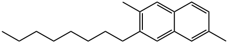 2,6-Dimethyl-3-octylnaphthalene Struktur