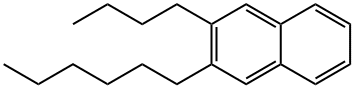 2-Butyl-3-hexylnaphthalene Struktur