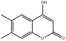 4-HYDROXY-6 7-DIMETHYLCOUMARIN  98 Struktur