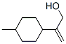 β-Methylene-4-methylcyclohexaneethanol Struktur