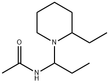 N-[1-(2-Ethylpiperidin-1-yl)propyl]acetamide Struktur