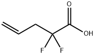 2,2-DIFLUOROPENT-4-ENOIC ACID Struktur