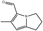 1H-Pyrrolizine-5-carboxaldehyde, 2,3-dihydro-6-methyl- (9CI) Struktur