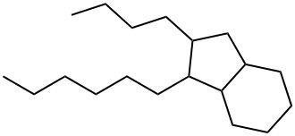 2-Butyl-4-hexyloctahydro-1H-indene Struktur