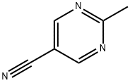 5-Pyrimidinecarbonitrile, 2-methyl- (7CI,8CI,9CI) Struktur