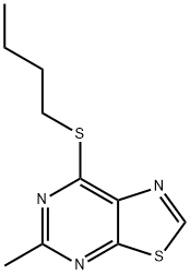 7-Butylthio-5-methylthiazolo[5,4-d]pyrimidine Struktur