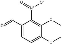 Benzaldehyde, 3,4-diMethoxy-2-nitro- Struktur