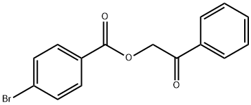 4-Bromobenzoic acid phenacyl ester Struktur