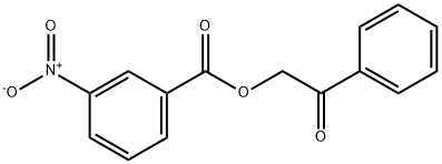 3-Nitrobenzoic acid phenacyl ester Struktur