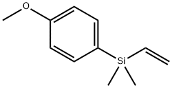 4-METHOXYPHENYL DIMETHYLVINYL SILANE Structure