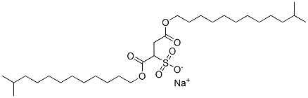 sodium 1,4-diisotridecyl sulphonatosuccinate Struktur