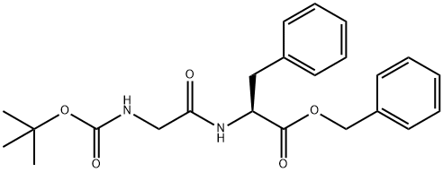 BOC-GLY-PHE-OBZL Struktur