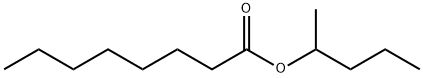 Octanoic acid, 1-Methylbutyl ester Struktur