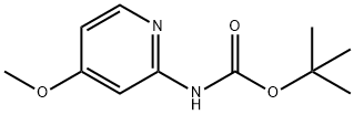 (4-METHOXY-PYRIDIN-2-YL)-CARBAMIC ACID TERT-BUTYL ESTER Struktur