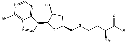 S-3'-deoxyadenosylhomocysteine Struktur