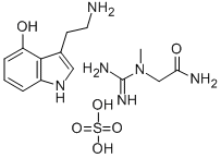 4-HYDROXYTRYPTAMINE, CREATINE SULFATE Struktur