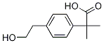 2-(4-(2-hydroxyethyl)phenyl)-2-Methylpropanoic acid Struktur