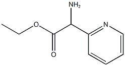 Ethyl 2-aMino-2-(2-pyridinyl)acetate Struktur