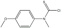 N-(4-METHOXYPHENYL)-N-METHYLTHIOCARBAMOYL CHLORIDE Struktur