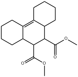 1,2,3,4,5,6,7,8,8a,9,10,10a-Dodecahydrophenanthrene-9,10-dicarboxylic acid dimethyl ester Struktur