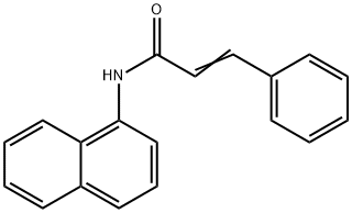 N-(1-Naphtyl)-3-phenylacrylamide Struktur