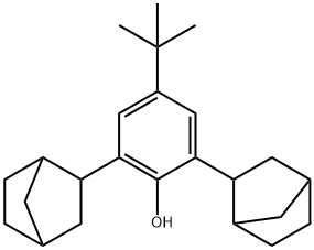 2,6-Bis(bicyclo[2.2.1]hept-2-yl)-4-(1,1-dimethylethyl)phenol Structure