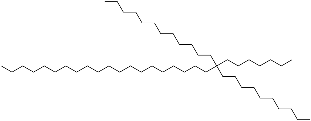 13-Decyl-13-heptyltritriacontane Struktur