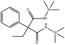 2-Ethyl-2-phenyl-N,N'-bis(trimethylsilyl)malonamide Struktur