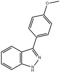 3-(4-METHOXY-PHENYL)-1H-INDAZOLE Struktur