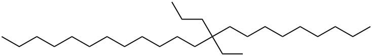 10-Ethyl-10-propyldocosane Struktur