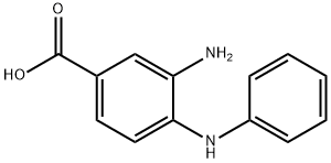 3-AMINO-4-PHENYLAMINO-BENZOIC ACID Struktur