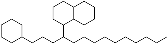 1-[1-(3-Cyclohexylpropyl)undecyl]decahydronaphthalene Struktur