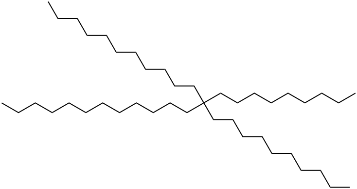 12-Decyl-12-nonyltetracosane Struktur