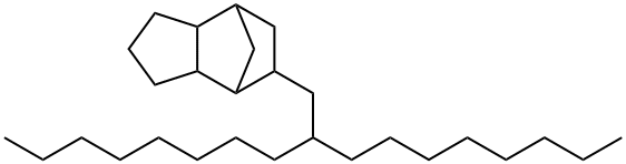 Octahydro-5-(2-octyldecyl)-4,7-methano-1H-indene Struktur