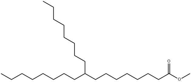 9-Octylheptadecanoic acid methyl ester Struktur