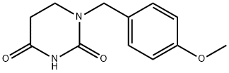 Dihydro-1-((4-methoxyphenyl)methyl)-2,4(1H,3H)-pyrimidinedione Struktur