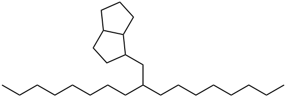 Octahydro-1-(2-octyldecyl)pentalene Struktur