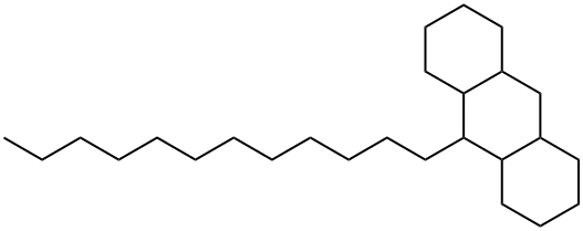 Anthracene, 9-dodecyltetradecahydr Struktur