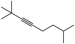 2,2,7-Trimethyl-3-octyne Struktur