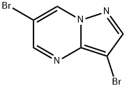 3,6-Dibromopyrazolo[1,5-a]pyrimidine Struktur