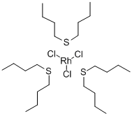 TRIS(DIBUTYLSULFIDE)RHODIUM TRICHLORIDE Struktur