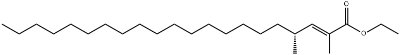 [R,E,(-)]-2,4-Dimethyl-2-henicosenoic acid ethyl ester Struktur