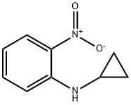 N-cyclopropyl-2-nitroaniline Struktur