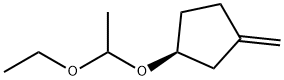 Cyclopentane, 1-(1-ethoxyethoxy)-3-methylene-, (1S)- (9CI) Struktur