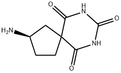 7,9-Diazaspiro[4.5]decane-6,8,10-trione,2-amino-,(2R)-(9CI) Struktur